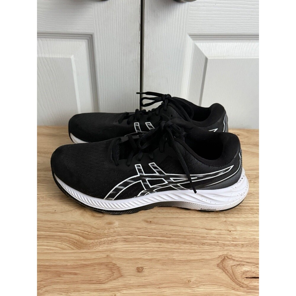 Asics Sneakers Gel Excite 9 Women 10 W Wide 1012B183 Running Shoes Black White